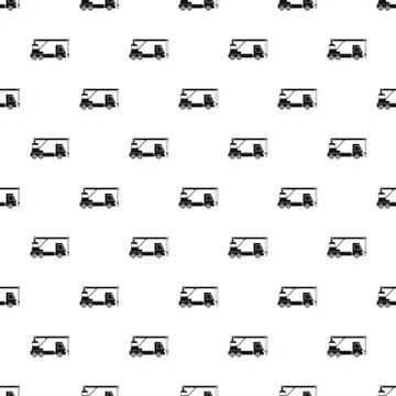 Truck crane pattern seamless vector 스톡 일러스트