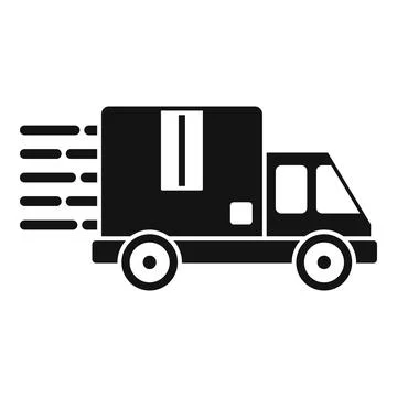 Truck delivery icon simple vector. Container delivery イラスト素材