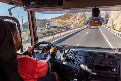 Truck driver Stock Photos