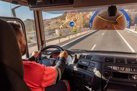 Truck driver Stock Photos
