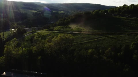Truck on Dusty Road Stock Footage 196003889