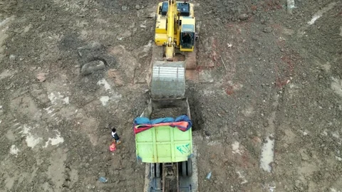 Truck excavator Stock Footage 237296656