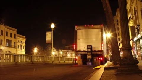 Truck gate timelapse Video stock 78820124