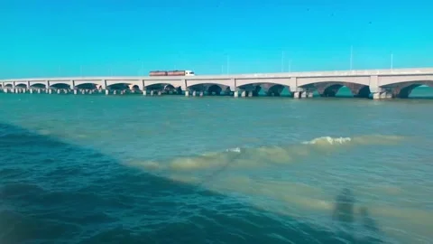Truck going to the port of Progreso Stock Footage 145848506
