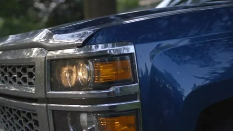 Truck headlights Stock Footage 232870336