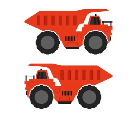 Truck icon illustrated in vector on white background Stock Illustration