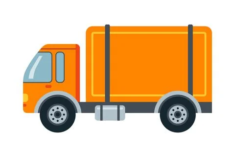 Truck icon for transporting cargo. Stock Illustration