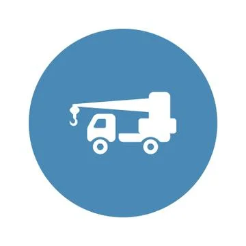 Truck Icon Vector flat design style Stock Illustration