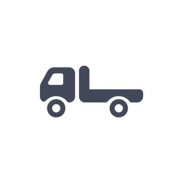 Truck Icon Vector flat design style Stock Illustration