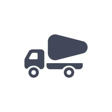 Truck Icon Vector flat design style Stock Illustration