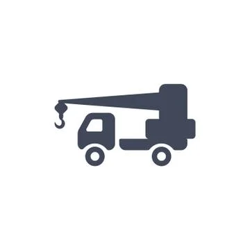 Truck Icon Vector flat design style Stock Illustration