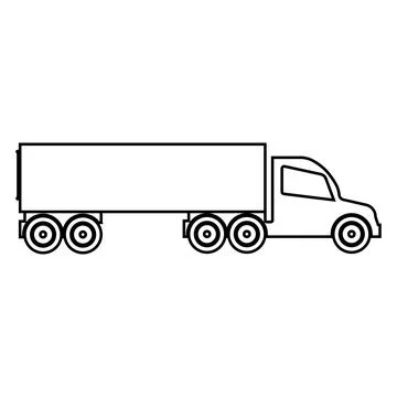 Truck icon vector Stock Illustration