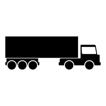 Truck icon vector Stock Illustration