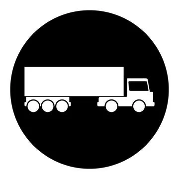 Truck icon vector Stock Illustration