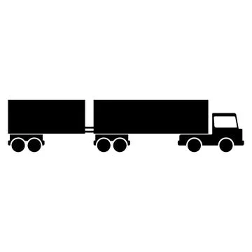 Truck icon vector Stock Illustration