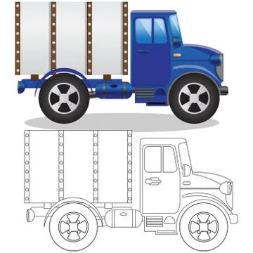 Truck. Stock Illustration