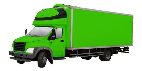 Truck on isolated background isolate Stock Illustration