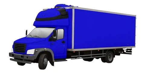Truck on isolated background isolate Stock Illustration