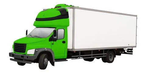 Truck on isolated background isolate Stock Illustration