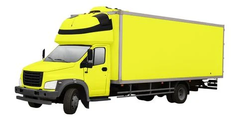 Truck on isolated background isolate Stock Illustration