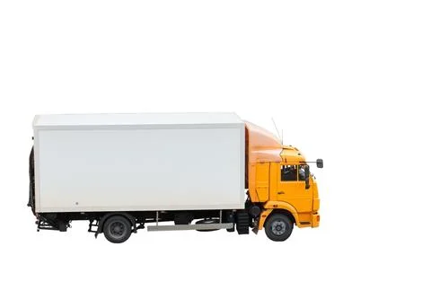 Truck on isolated background isolate Stock Illustration