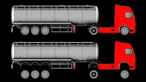 Truck isolated Stock Illustration