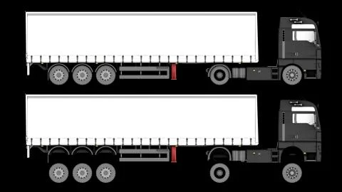 Truck isolated Stock Illustration