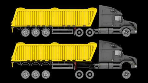 Truck isolated Stock Illustration