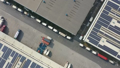 Truck is loading in Warehouse Stock Footage 166962912