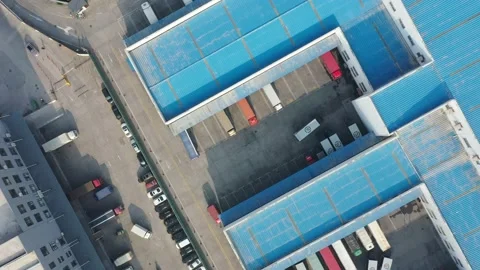 Truck is loading in Warehouse Stock Footage 166964273