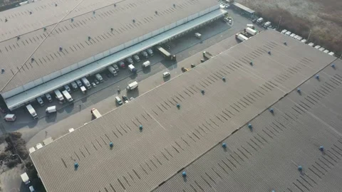 Truck is loading in Warehouse Stock Footage 166964358