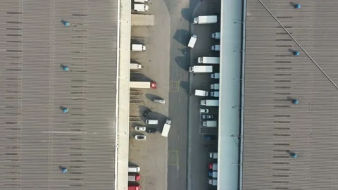 Truck is loading in Warehouse Stock Footage 166964615