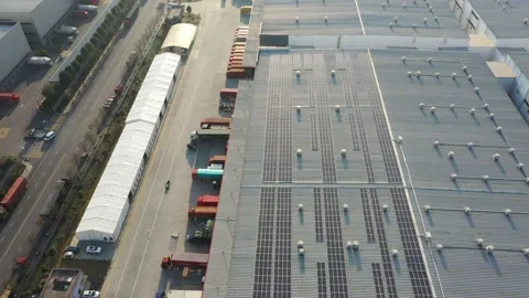 Truck is loading in Warehouse Stock Footage 167228724