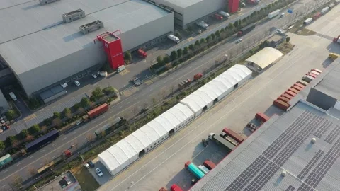 Truck is loading in Warehouse Stock Footage 167228736