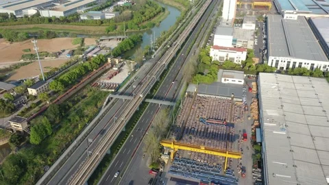 Truck is loading in Warehouse Stock Footage 184602171