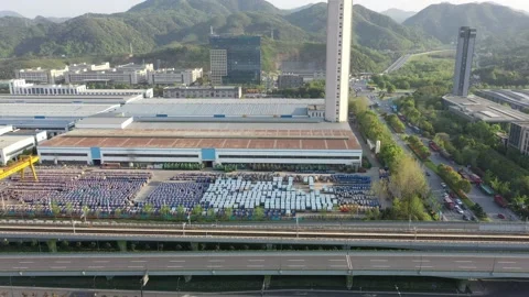 Truck is loading in Warehouse Stock Footage 184608794