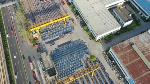 Truck is loading in Warehouse Vidéo 184757725