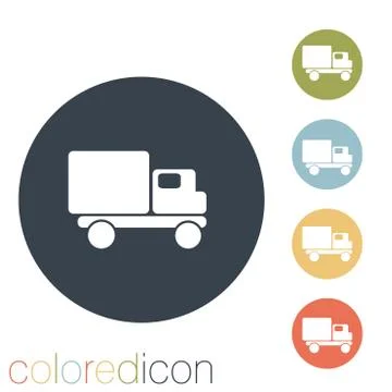 Truck. logistic icon. Stock Illustration