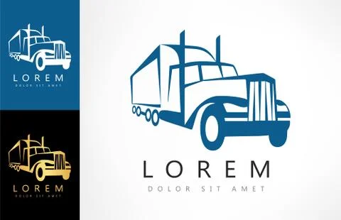 Truck logo Stock Illustration