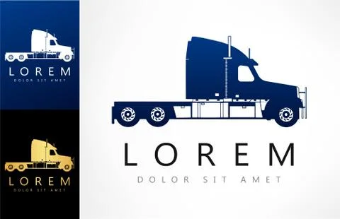 Truck logo Stock Illustration