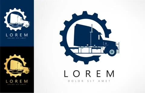 Truck logo Stock Illustration