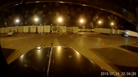 Truck Loses Load Making Tight Turn, Bloomfield, Missouri, USA - 24 Jul 2019 Video stock 205213857
