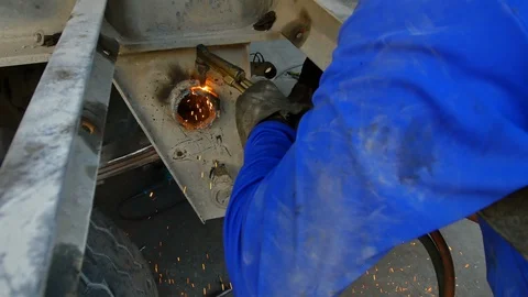 Truck maintenance Stock Footage 90182224