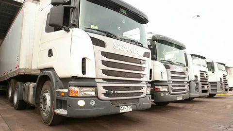 Truck moves forward Stock Footage 77050807