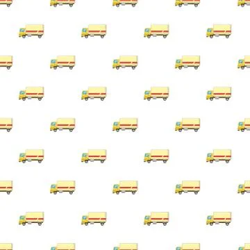 Truck pattern 스톡 일러스트