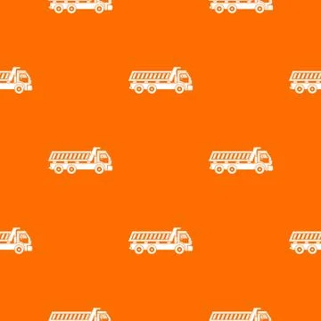 Truck pattern seamless Stock Illustration