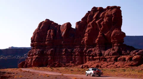Truck Perspective two Stock Footage 26105913