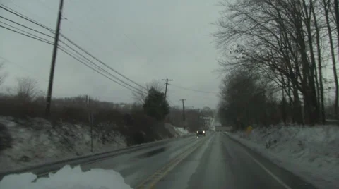 Truck pulls out Stock Footage 1038413