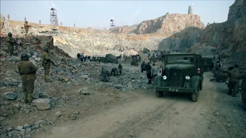 The truck for quarry Video stock 235269543