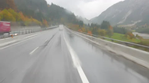 Truck on the road Stock Footage 44521062